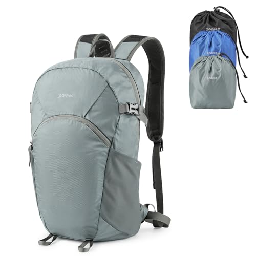 G4Free 25L Lightweight Hiking Backpack for Men Women - Grey