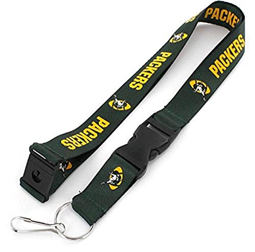 NFL Green Bay Packers Throwback Lanyard - Breakaway Neck ID Holder
