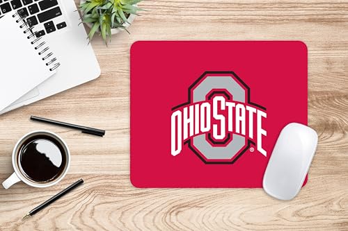 Ohio State University Mouse Pad - Fabric, Smooth Tracking, 8.5L x 7W
