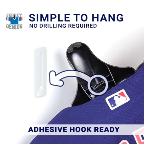 ChalkTalkSPORTS JerseyGenius Adjustable Jersey Wall Hanger - 1 Pack