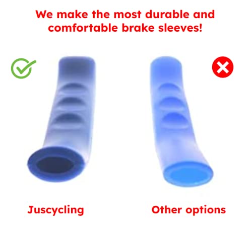 Universal Brake Lever Grip Covers - Anti-Slip Silicone - Black