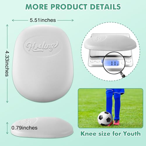HooLing 8 Pcs Youth Football Knee Pads Ultra Light Skill Support