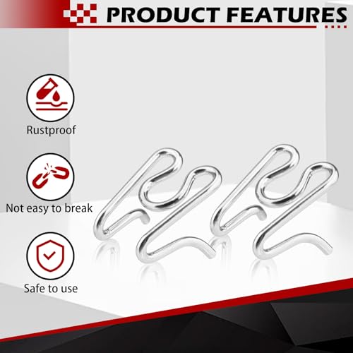 Dog Collar Extension Links - 2.25mm Silver, 4 Pack