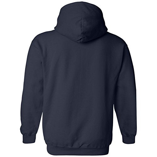 Michigan Wolverines Navy Arch Hoodie - X-Large