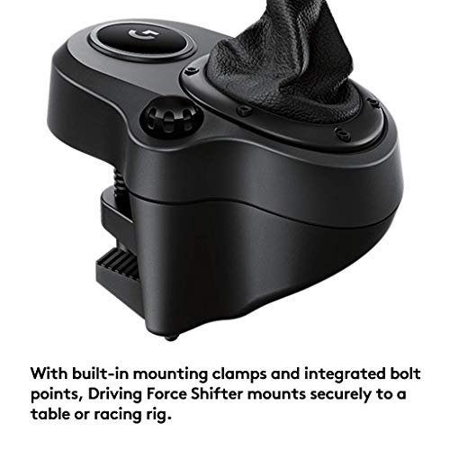 Logitech G Driving Force Shifter (G29/G920/G923) – Six-Speed H-Pattern, PC/Console