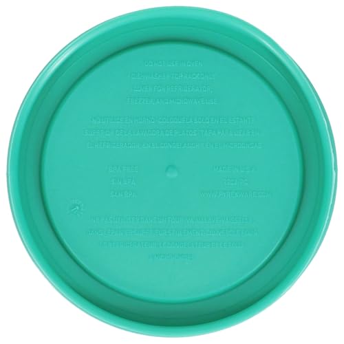 1-Cup Green Food Storage Lids - 2-Pack Replacement for Pyrex 7202
