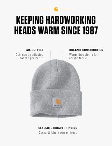 Men's Iconic A18 Watch Cap Beanie - Heather Gray - One Size
