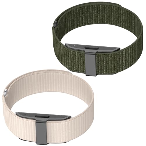 Nylon Loop Sport Wristband for Fitness Tracker - Pink & Green