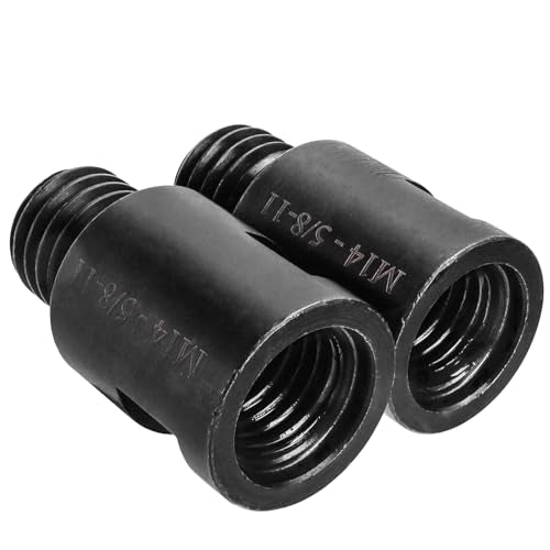 Wolfride M14 to 5/8"-11 Angle Grinder Attachment Adapter M14 female to 5/8-11 male adapter (2 Pcs)