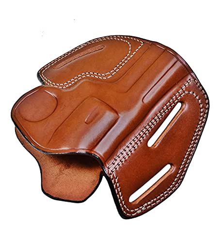 Leather Belt Holster for Taurus 856 Defender 3" Barrel - Right Handed