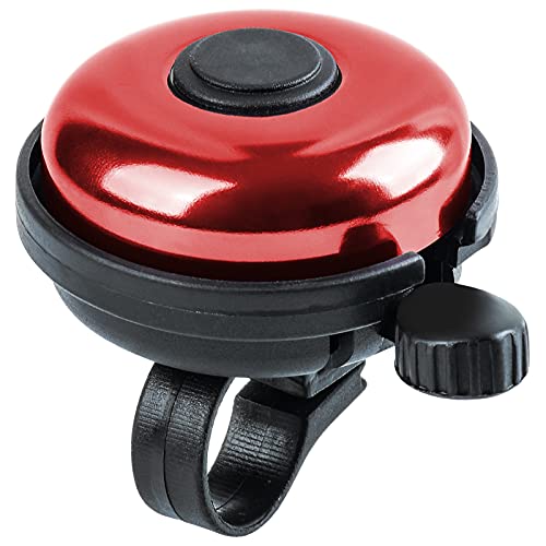 Loud Aluminum Bicycle Bell for Adults & Kids - Red Right Hand Use