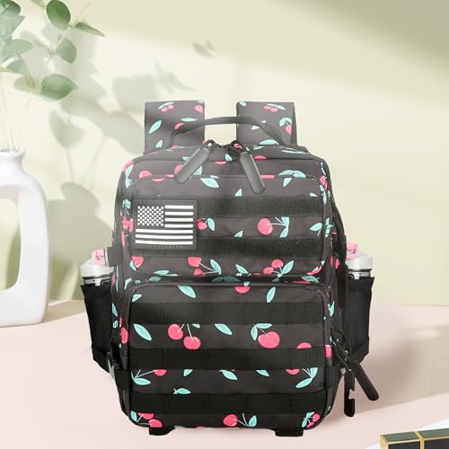 HongXingHai 9L Mini Tactical Backpack Cherry Black Water-Resistant & Multifunctional