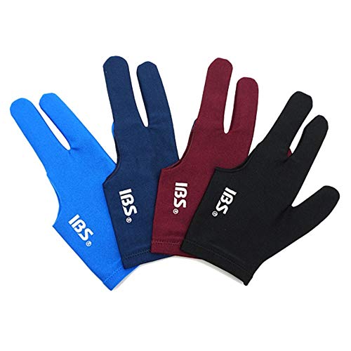 Professional Three-Finger Billiard Gloves - 4 Colors