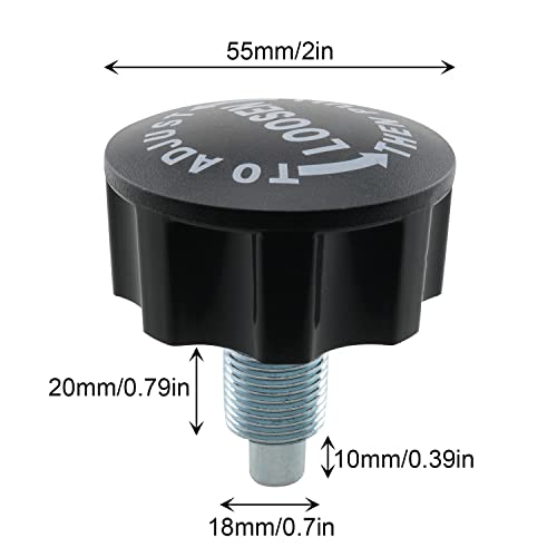 M18 Exercise Bike Locking Pins 2-Pack - Replacement Spring Pull Knobs for Fitness Equipment