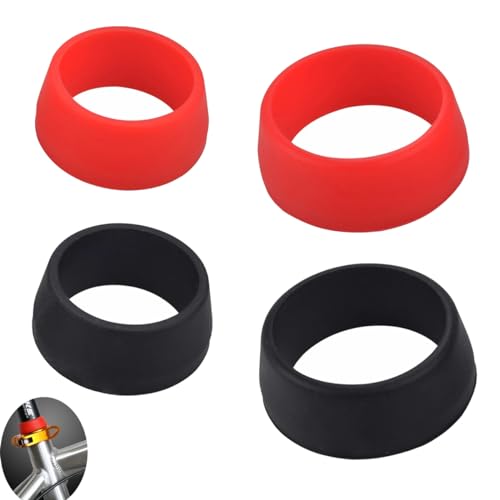Bicycle Seatpost Dust Covers - 4 Pack Silicone Protectors