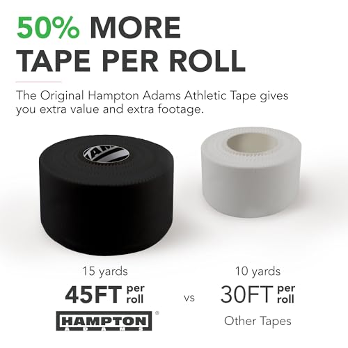 Athletic Tape Multi Pack - 8 Rolls, Easy Tear, No Residue