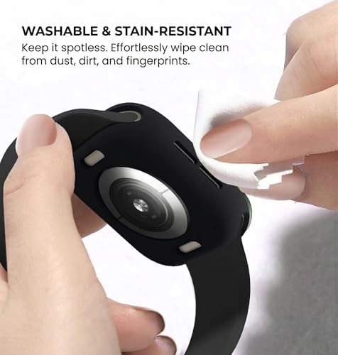 Slim Bumper Case for Apple Watch Series SE/6/5/4 - 40mm Black