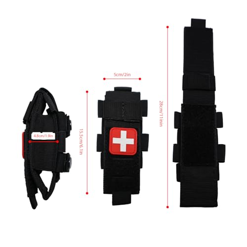 Molle Tactical Medical Tourniquet Holster Pouch - Red 1 pc