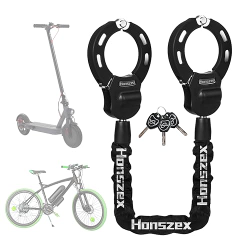 Heavy Duty Bike Lock Chain - 36.22 inch Security Lock - Black