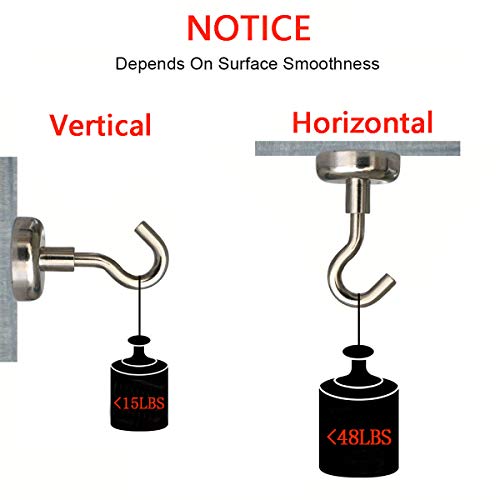 126 Feet Yellow Plastic Safety Barrier Chain with 2 Magnetic Hooks | 12 S-Hooks | 12 Carabiner Clips | 2 Chain Connector | Caution Security Chain Safety Chain for Crowd Control