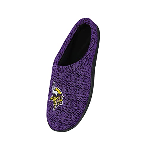 NFL Men's Poly Knit Cup Sole Slipper - Team Fan Gear