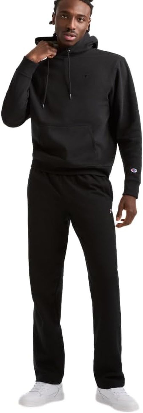 Champion Men's Fleece Sweatpants - Comfortable Open-Bottom Design | Regular & Big Tall Sizes