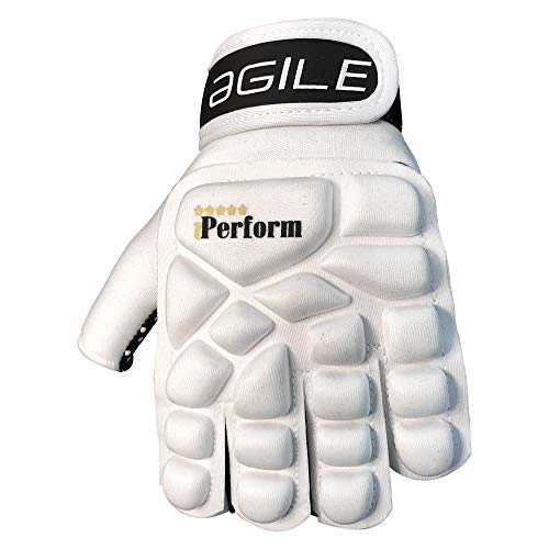 IPERFORM Medium Agile Half Finger Left Hand Field Hockey Glove - Lightweight & Durable