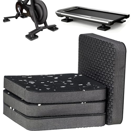 Treadmill Mat Pads - 4 Pcs Noise Reducing Exercise Equipment