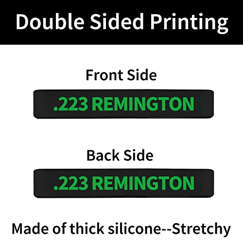 .223 Remington Magazine Marking Bands - 12 Pack Green