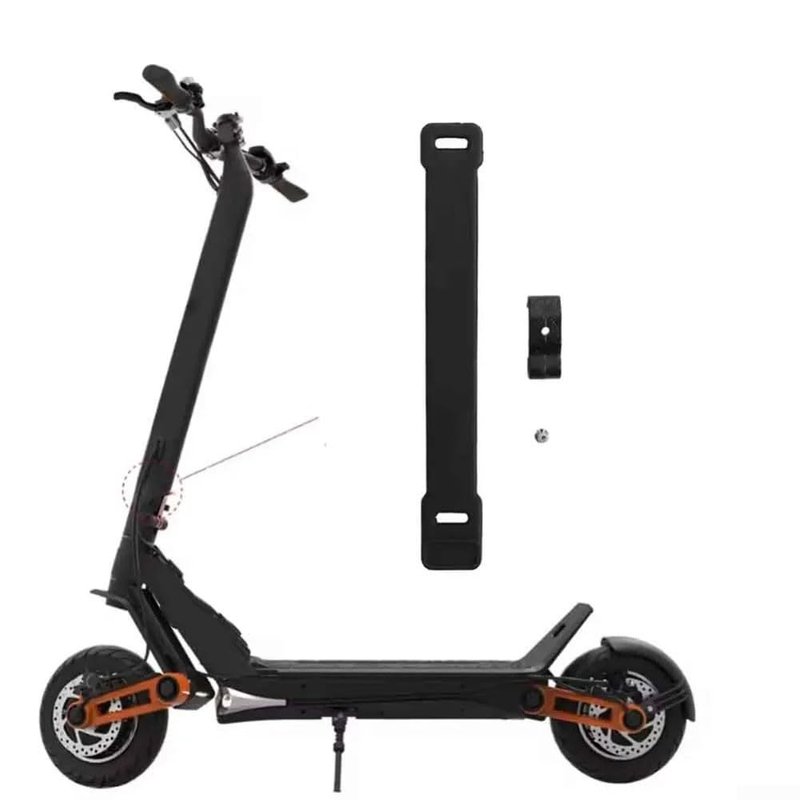 Safety Locking Belt With Hook Bracket fit For INOKIM OXO OX Electric Scooter, ABS Folding Joint Strap Scooters Accessories Black