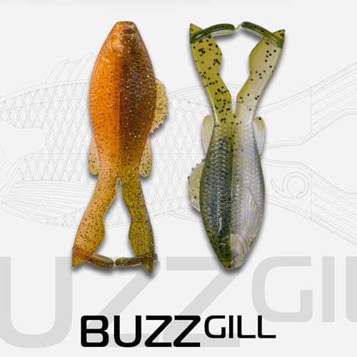 Topwater Soft Plastic Bluegill Bait - Bass Fishing - 4K Bluegill
