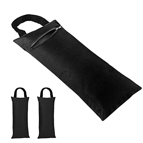 Yoga Sandbag Set - Unfilled Weighted Bags for Fitness - Black