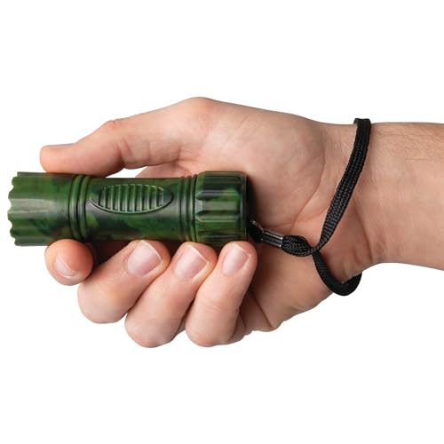 Compact LED Flashlight - 65 Lumen Camo Lightweight Design