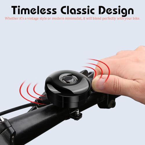 All-Metal Bicycle Bells 2 Pack - Loud Sound, Easy Install, YYS-WG-005