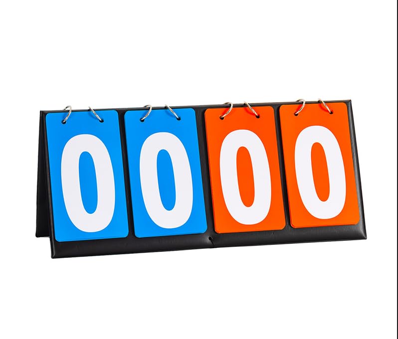 Portable 4-Digital Sports Flip Scoreboard - Multi-Sport Use