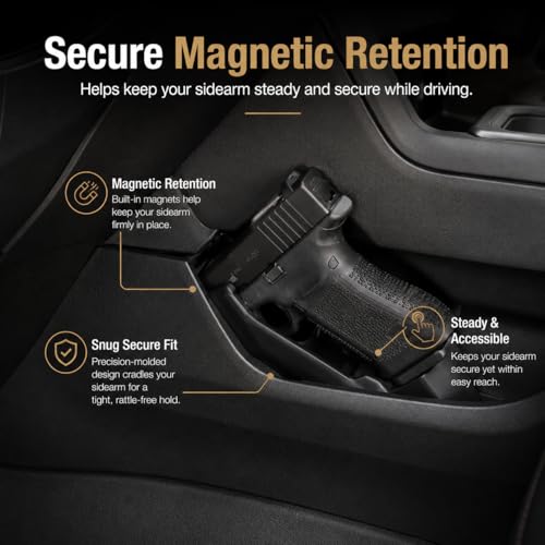 Truck Sidearm Holster for Silverado & Sierra 2022-2026 - G19