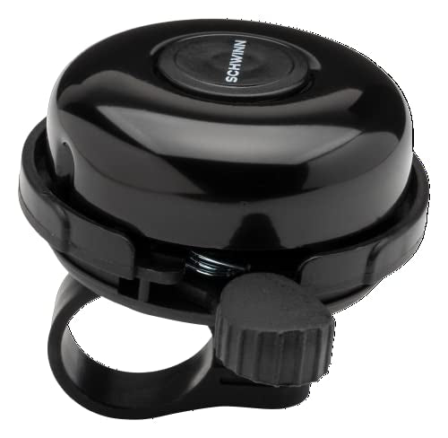 Classic Black Bike Bell - Easy Installation, Loud Sound, One Size