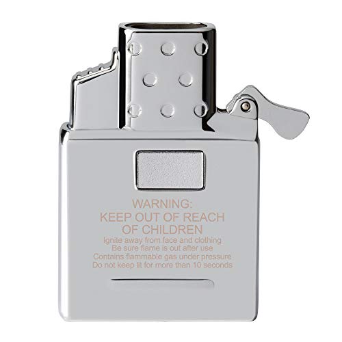 Zippo Double Torch Butane Lighter Insert - Windproof, Refillable, Fits Classic Cases