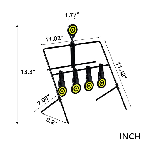 Auto-Resetting BB Gun Shooting Target for .22 & .177 Caliber