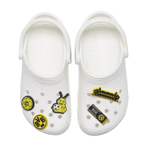 Football Club Shoe Charms - 5 Pack BVB Soccer Decoration