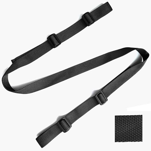 Two Point Sling for Rifle and Shotgun - Black, Adjustable Nylon Strap