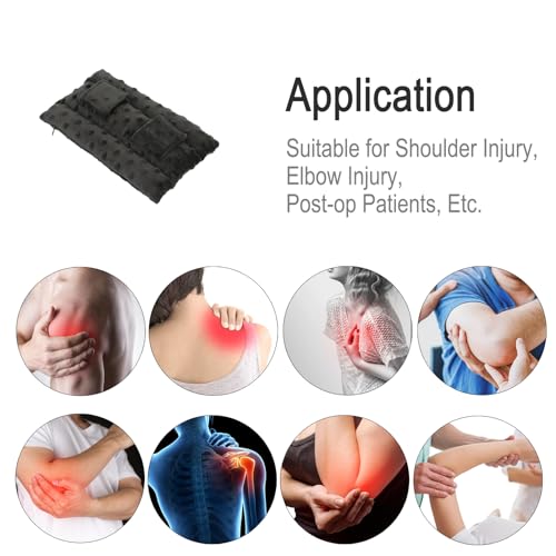 BNRendles Black Three-Row Neck Pad Cushion for Arm Sling Comfort Support