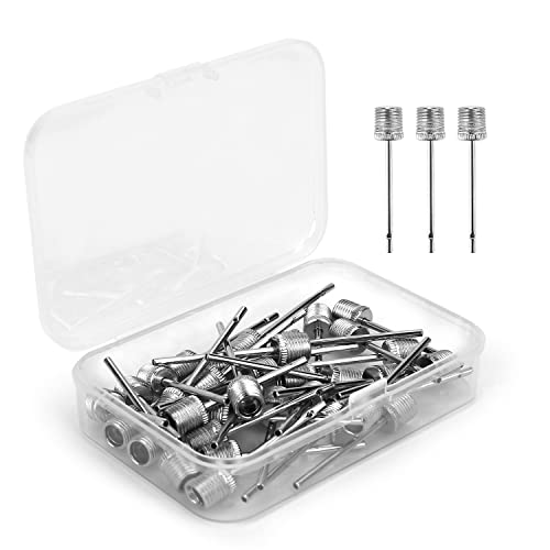 35pcs Stainless Steel Ball Pump Needles with Portable Storage Case