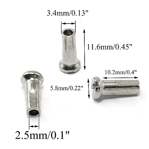14G J Bend Bicycle Spokes - 290mm Stainless Steel - Silver - 12pcs
