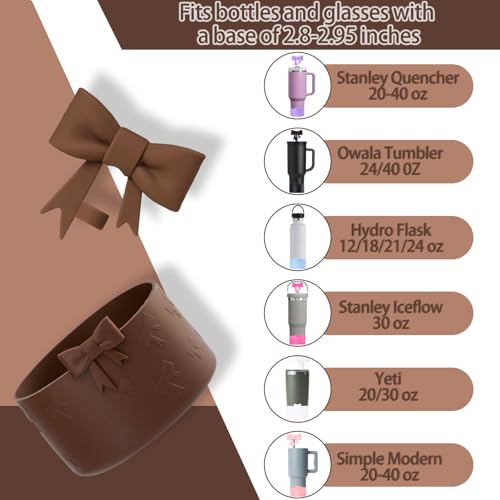 Silicone Protective Boot for Stanley & Hydroflask - Brown-26