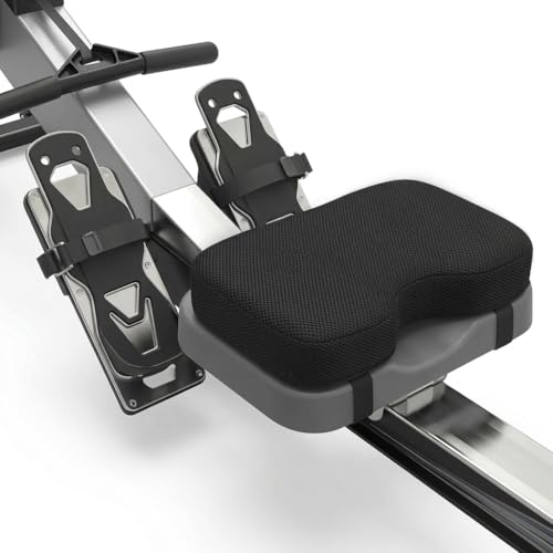 Memory Foam Rowing Machine Seat Cushion - Tailbone Pain Relief