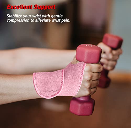 Adjustable Wrist Brace for Carpal Tunnel Relief - Pink