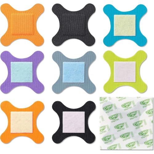 Antibacterial Adhesive Bandages for Elbows and Knees, 3" x 3", 10 Count