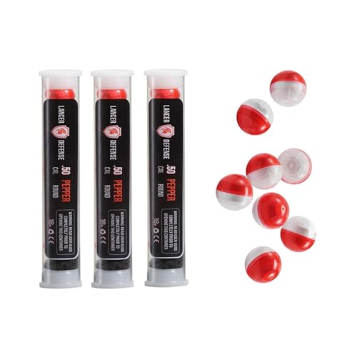 Lancer Tactical Defense .50 Cal Pepper Projectile Pepper Round (Pack of Three) 21 Rounds Total