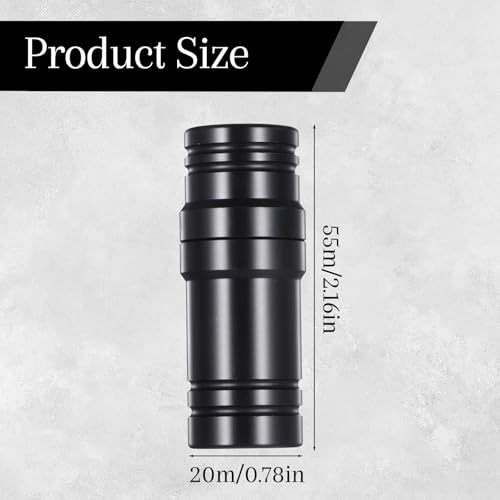 Billiard Cue Joint Protectors - 5/16 x 18 Thread, Black (Set of 2)